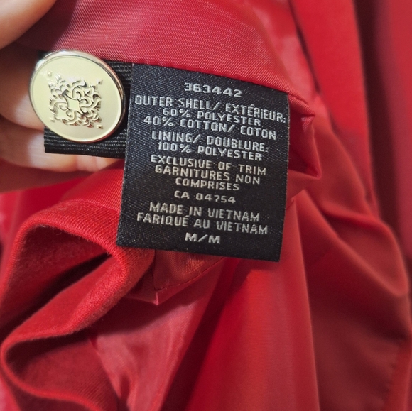 Kenneth Cole select medium tailored chery red single button blazer jacket - Picture 7 of 9